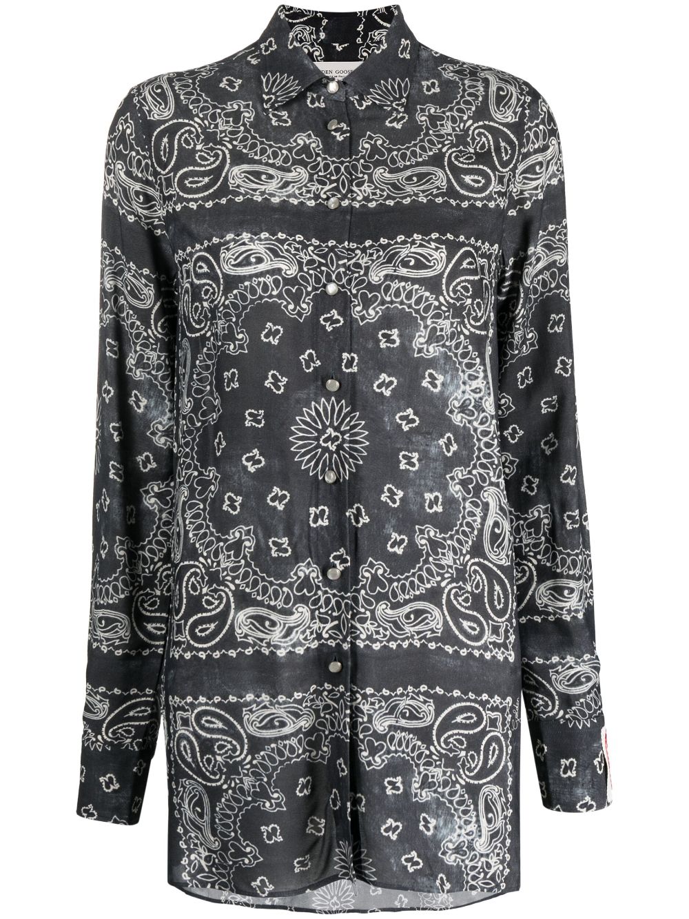 Golden Goose bandana-print shirt - Grey von Golden Goose