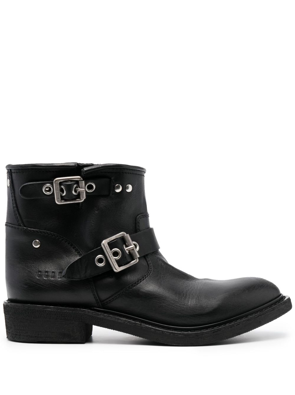 Golden Goose buckled leather ankle boots - Black von Golden Goose