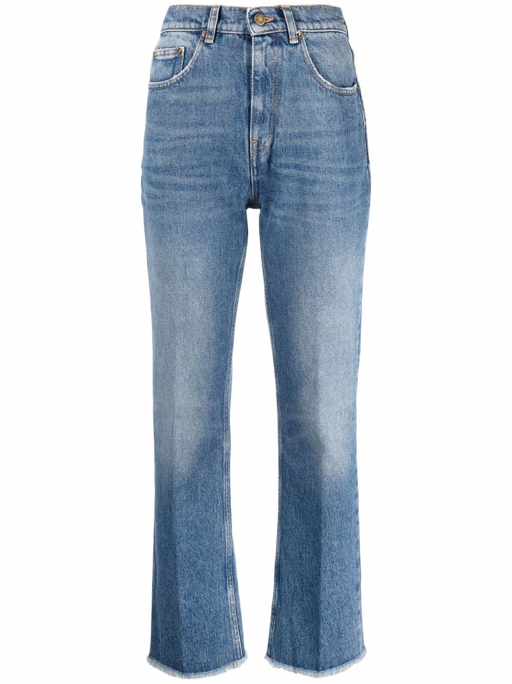 Golden Goose faded cropped jeans - Blue von Golden Goose