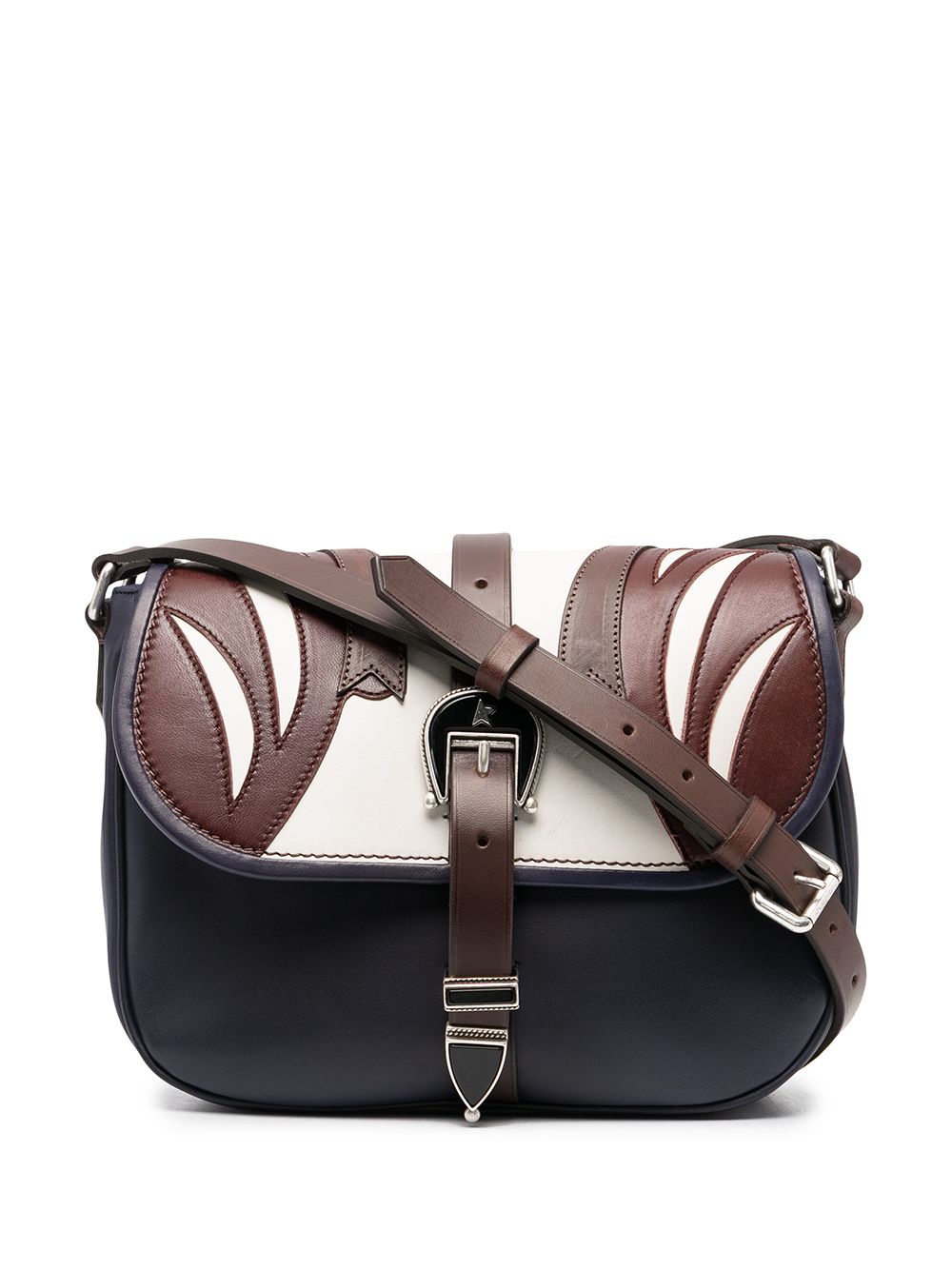 Golden Goose foldover top shoulder bag - Blue von Golden Goose