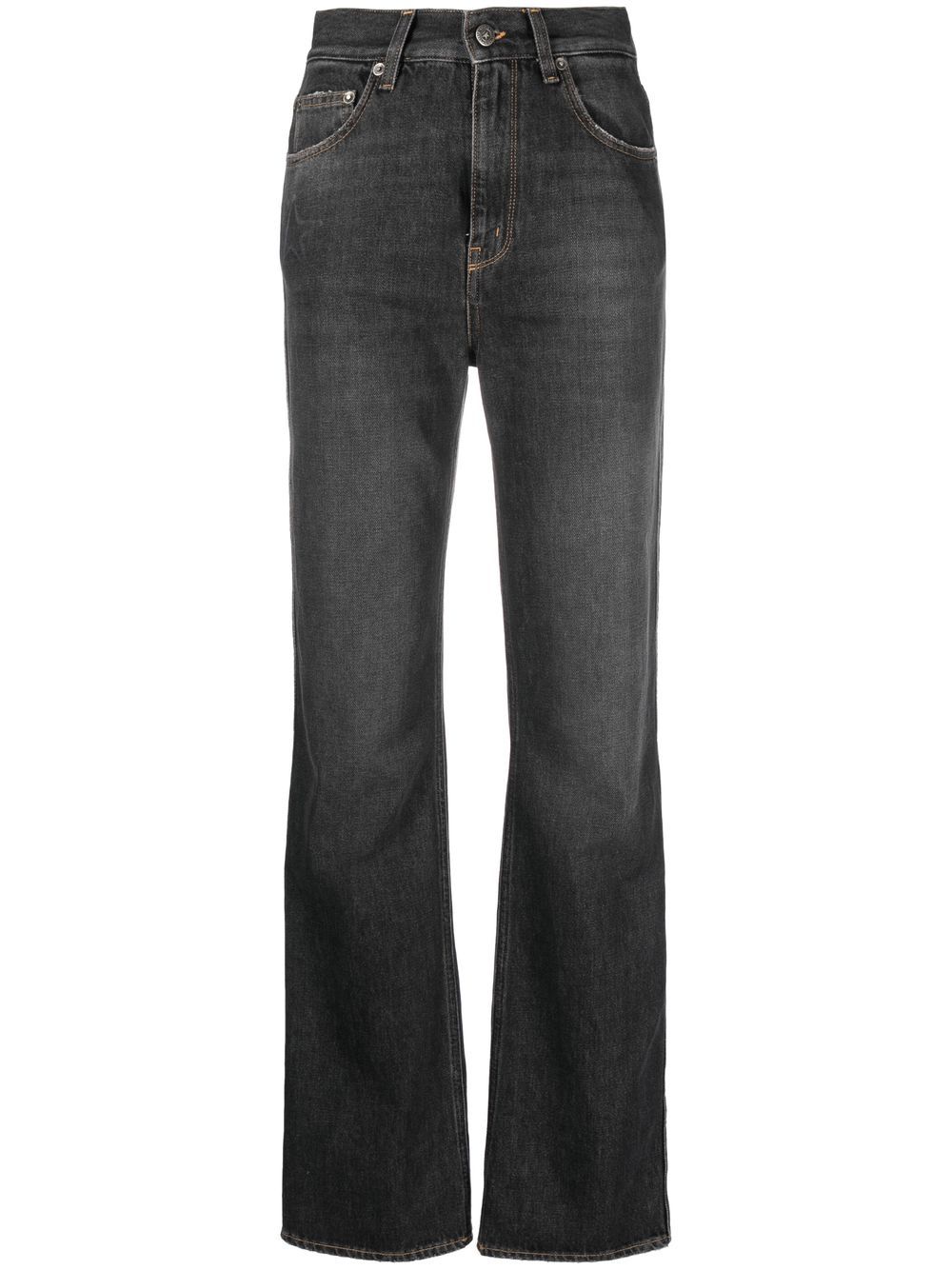 Golden Goose high-waist straight-leg jeans - Grey von Golden Goose