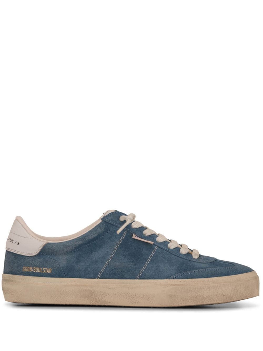 Golden Goose logo-patch lace-up sneakers - Blue von Golden Goose