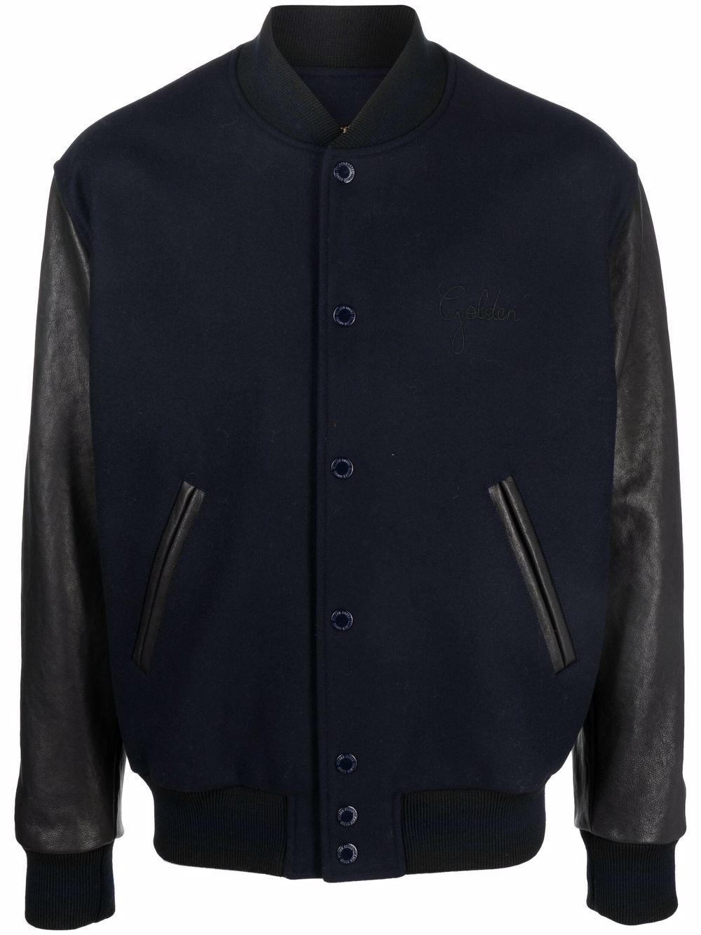 Golden Goose panelled varsity jacket - Blue von Golden Goose