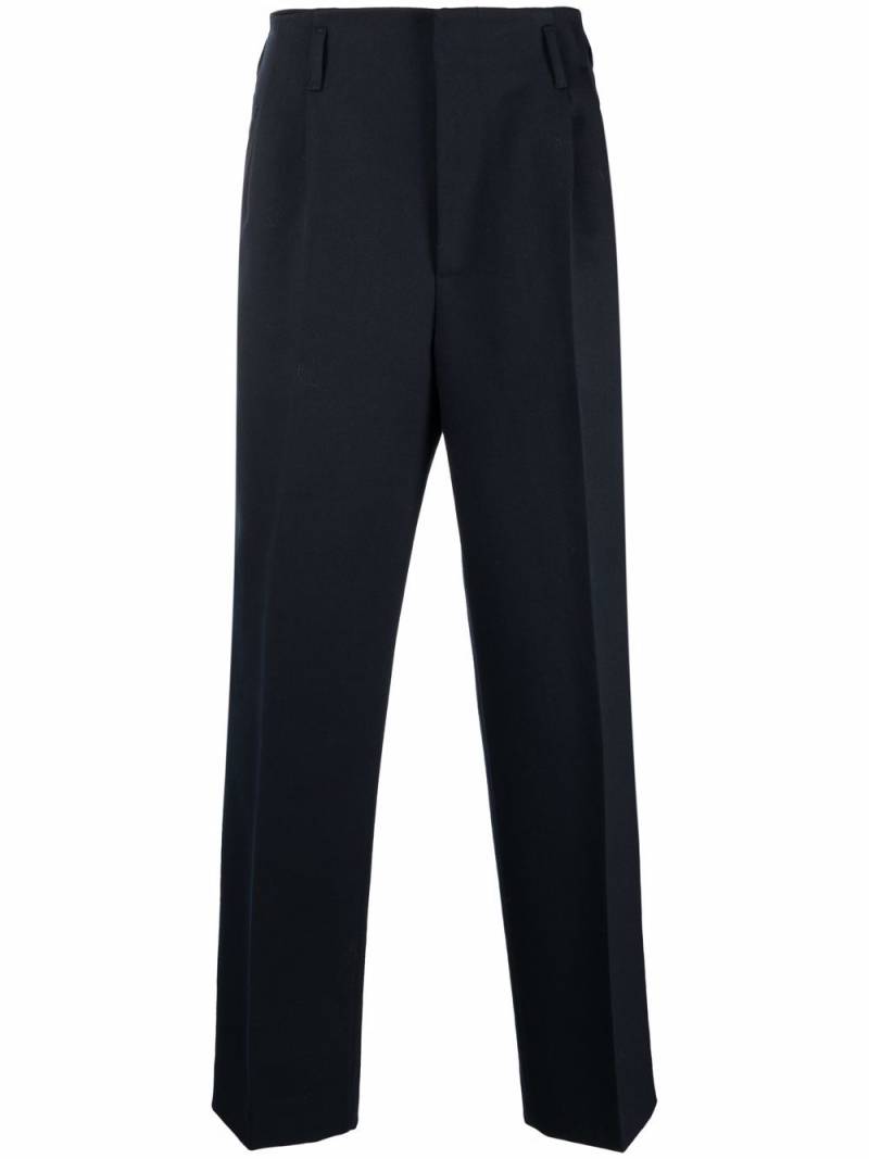 Golden Goose pressed-crease straight-leg trousers - Blue von Golden Goose