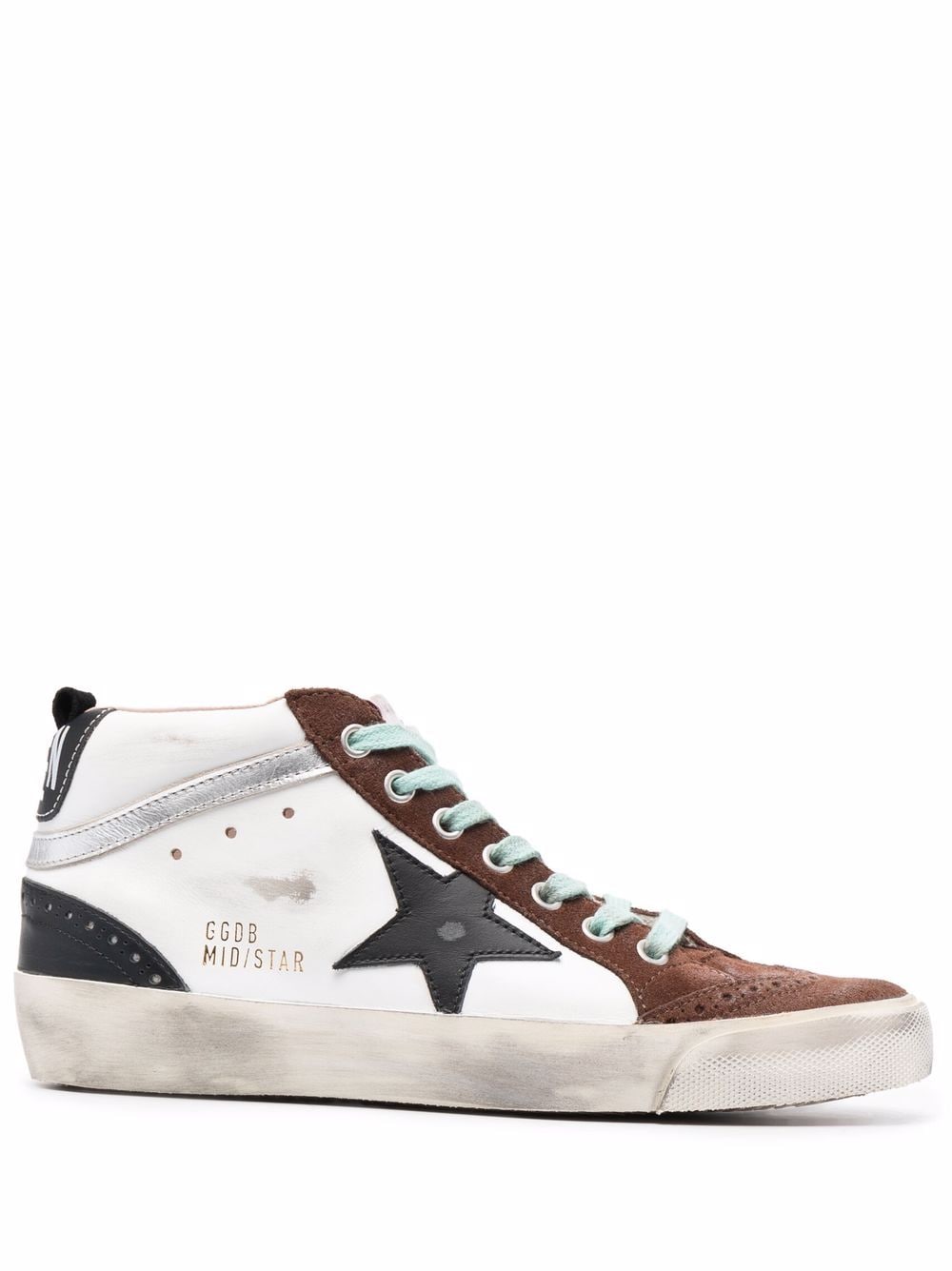 Golden Goose star-patch high-top sneakers - White von Golden Goose