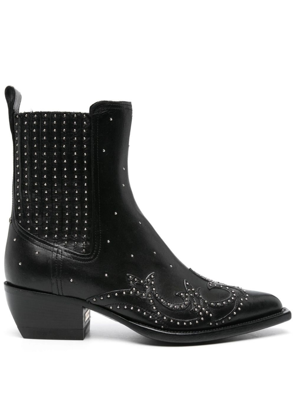 Golden Goose stud-embellished leather boots - Black von Golden Goose