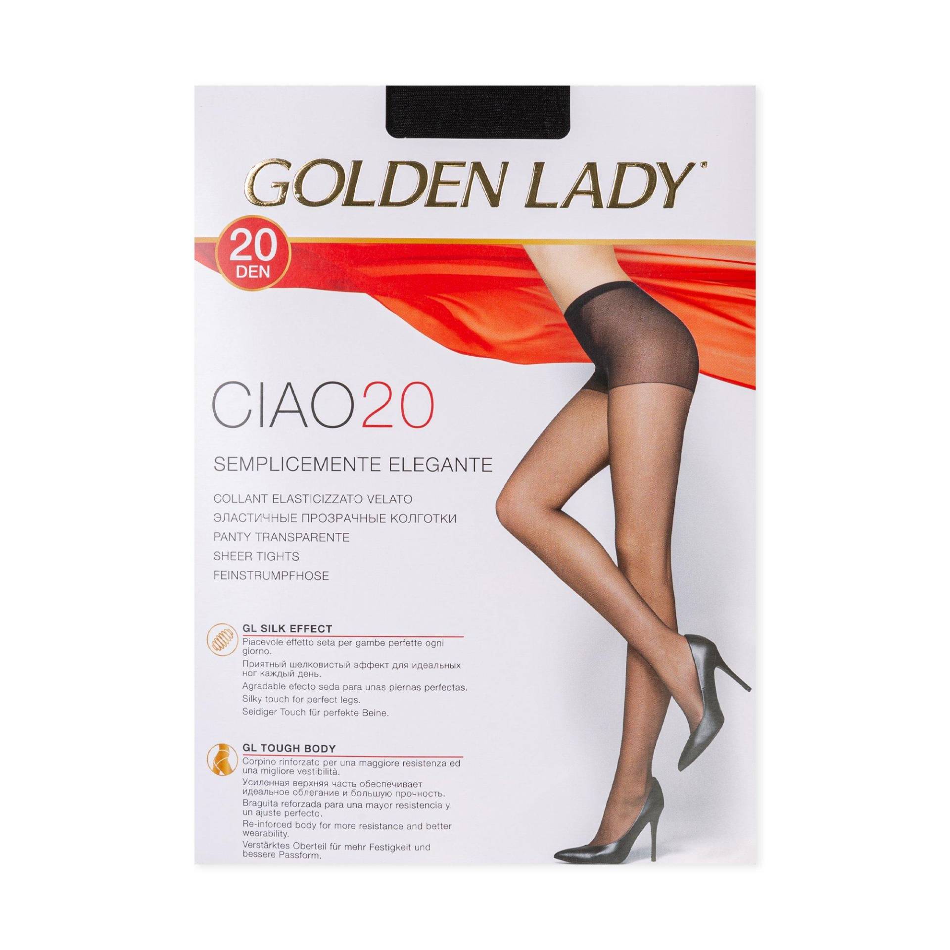 Strumpfhose, 20 Den Damen Black M von GOLDEN LADY