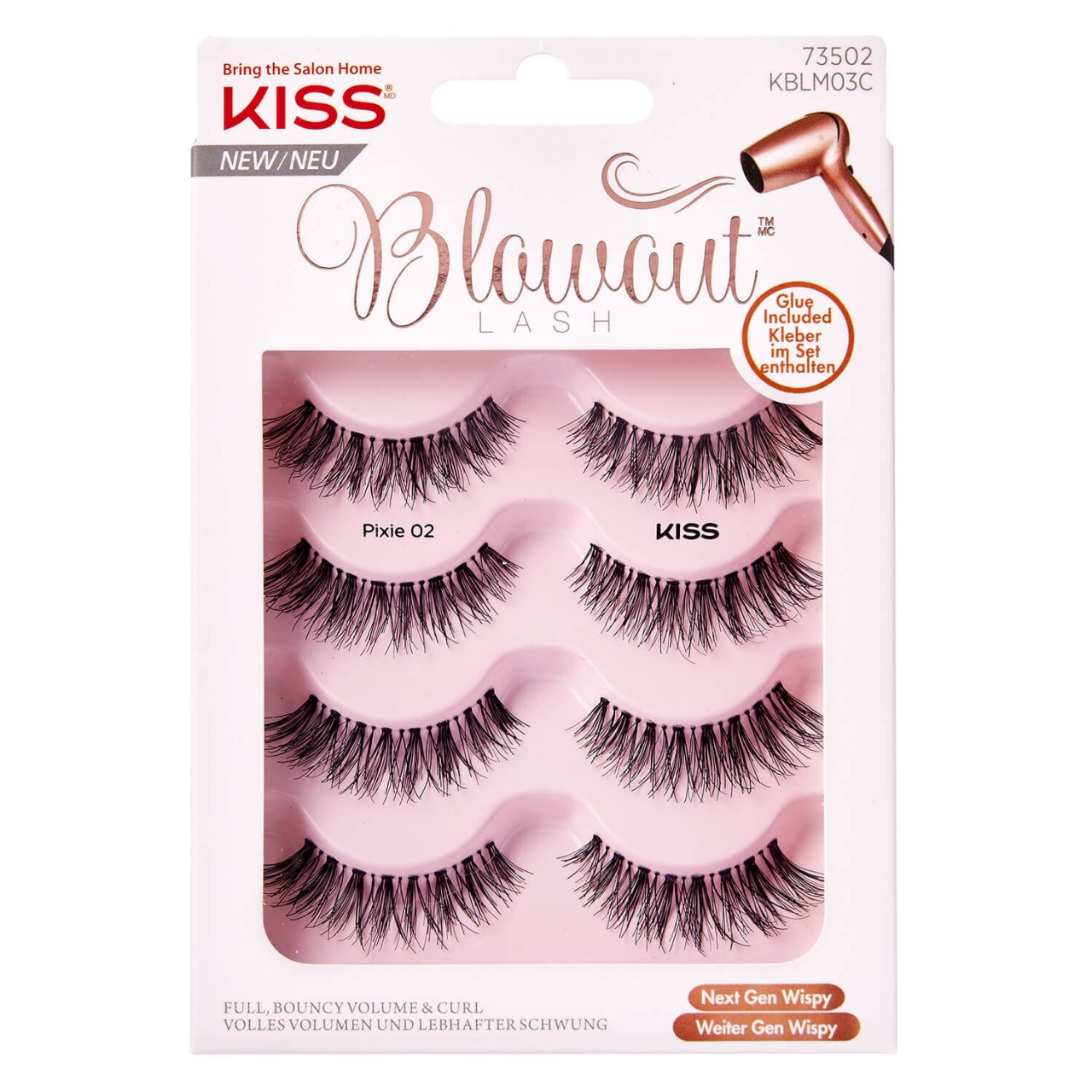 KISS Lashes - Blowout Lash Multipack No.3 Pixie von KISS