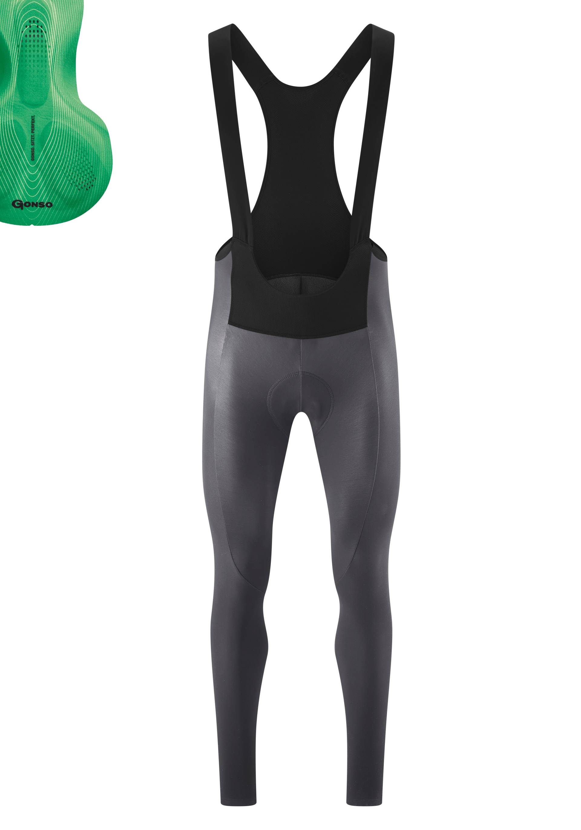 Gonso Fahrradhose »Sitivo Ti Bib M«, Herren Radhose, innovatives Sitzpolster, Träger-Radlerhose, Tight Fit von Gonso