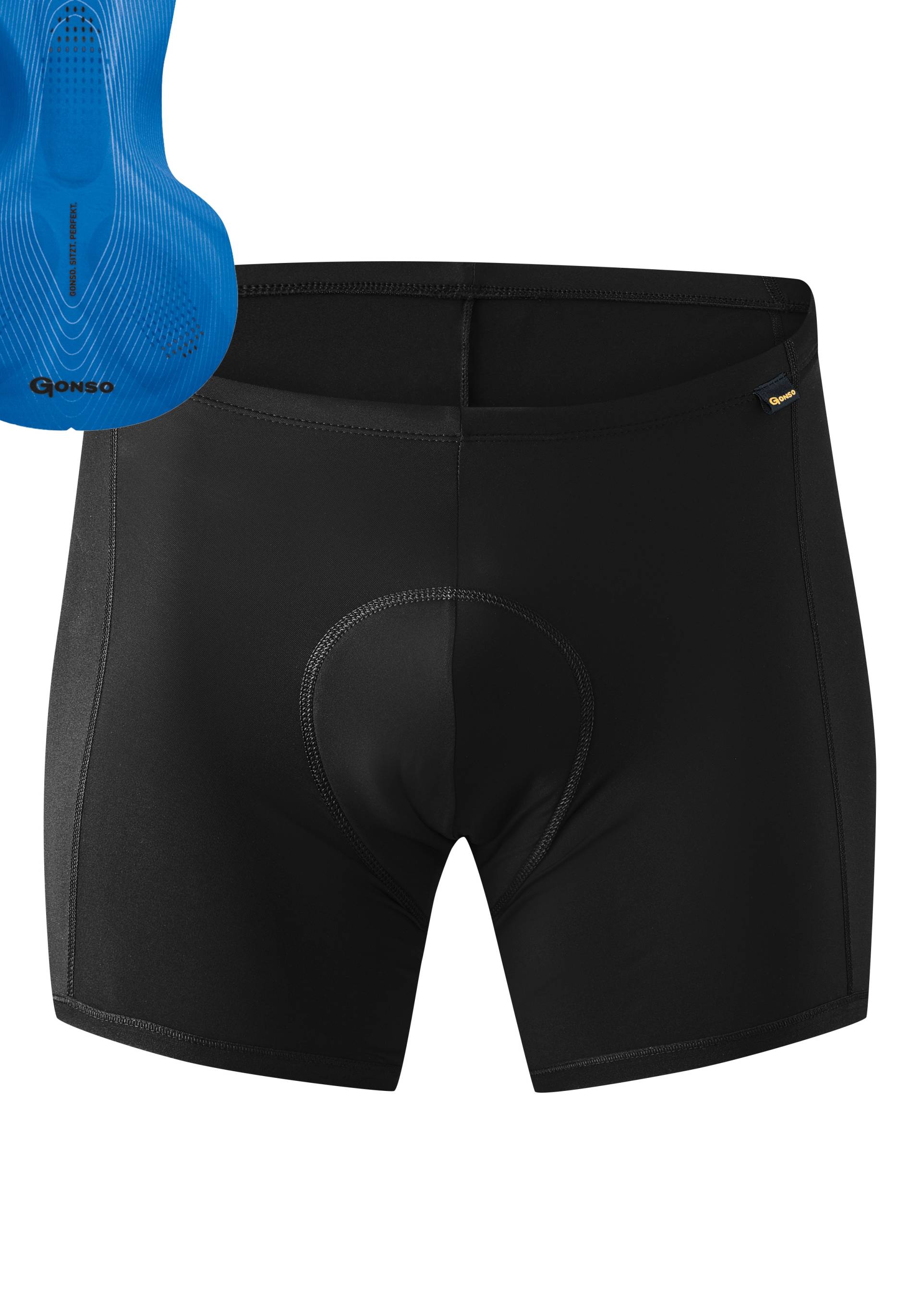 Gonso Fahrradhose »Sitivo U M«, Herren Fahrradunterhose, atmungsaktive Radhose, Sitzpolster, Tight Fit Gonso Fahrradhose »Sitivo U M«, Herren Fahrradunterhose, atmungsaktive Radhose, Sitzpolster, Tight Fit von Gonso