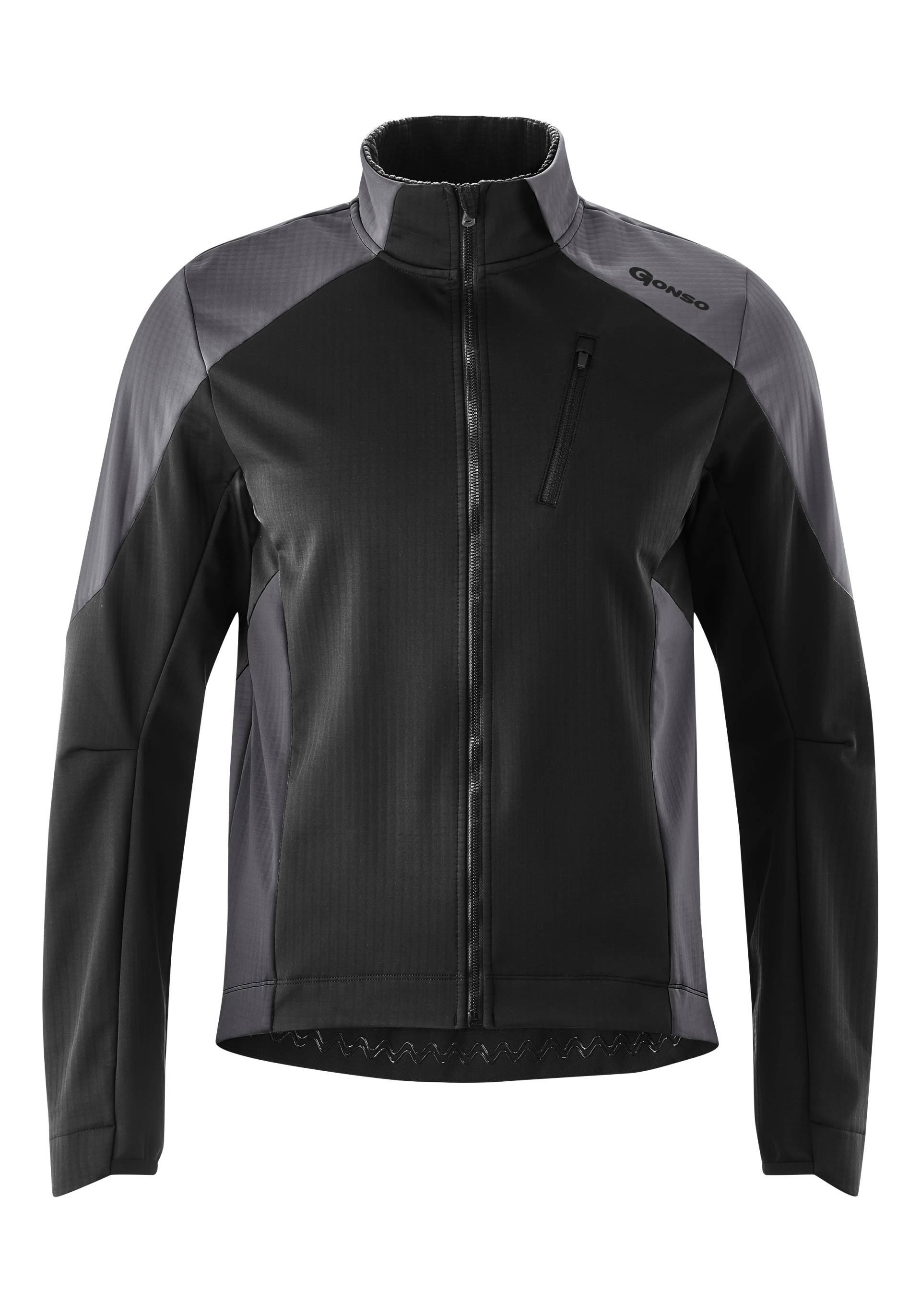 Gonso Fahrradjacke »TRAIL JACKET SOFTSHELL M«, Wasserabweisend, strapazierfähig, atmungsaktiv Gonso Fahrradjacke »TRAIL JACKET SOFTSHELL M«, Wasserabweisend, strapazierfähig, atmungsaktiv von Gonso