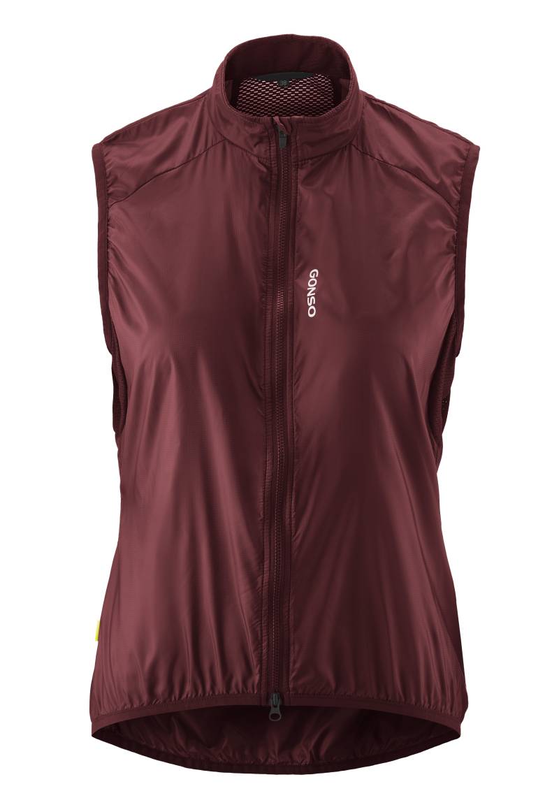 Gonso Funktionsweste »Road Vest Wind W«, Damen Weste, atmungsaktive Radweste, leichte Windweste, Tight Fit von Gonso