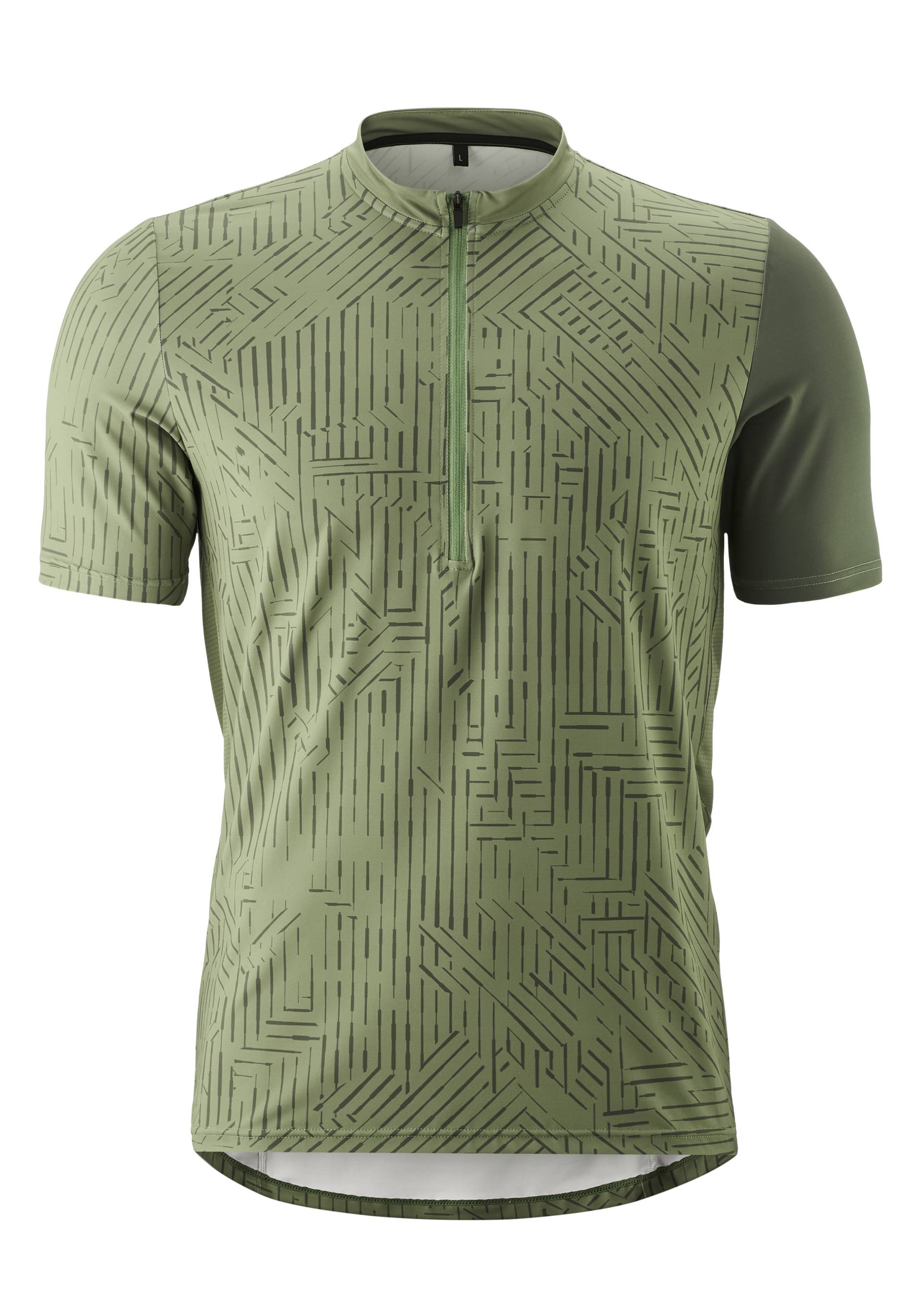 Gonso Radtrikot »Adventure Jersey Halfzip M«, Herren Fahrradtrikot kurzarm, Rückentasche mit RV, Quick-Dry, Slim Fit Gonso Radtrikot »Adventure Jersey Halfzip M«, Herren Fahrradtrikot kurzarm, Rückentasche mit RV, Quick-Dry, Slim Fit von Gonso