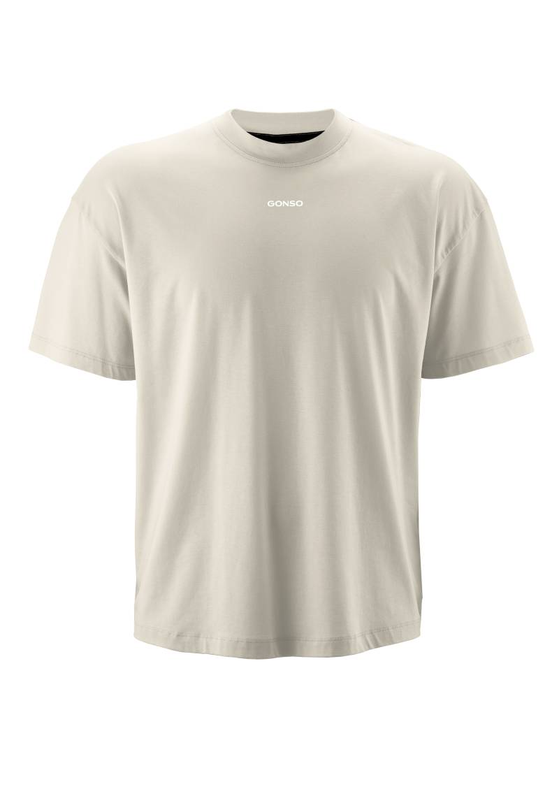 Gonso Rundhalsshirt »Off-Bike T-Shirt Oversized Unisex«, Unisex T-Shirt mit Logo, Off-Bike Shirt, Oversize-Fit von Gonso