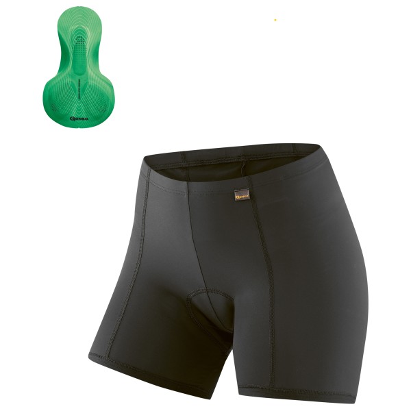 Gonso - Women's Sitivo Green Underwear - Velohose Gr 34;36;38;40;42;46;48;50;52 schwarz/grau von Gonso