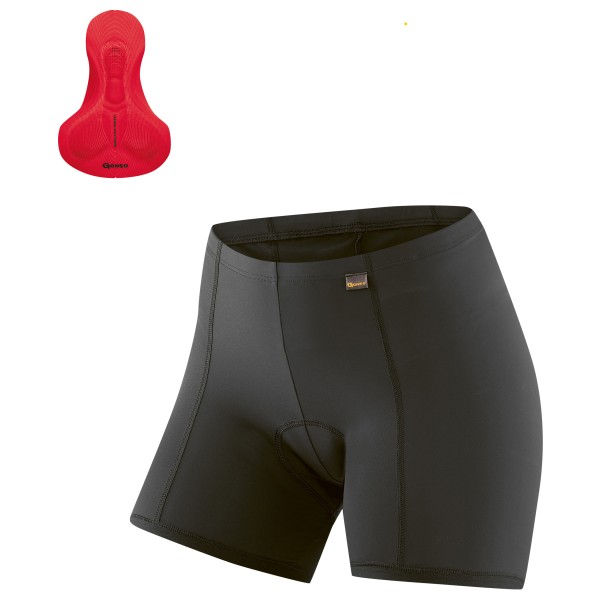 Gonso - Women's Sitivo Red Underwear - Velohose Gr 34;36;38;40;42;44;46;48;50 schwarz von Gonso