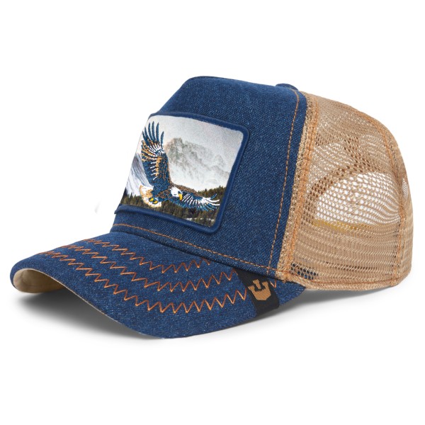Goorin - Trucker Cap Born Free - Cap Gr One Size blau von Goorin