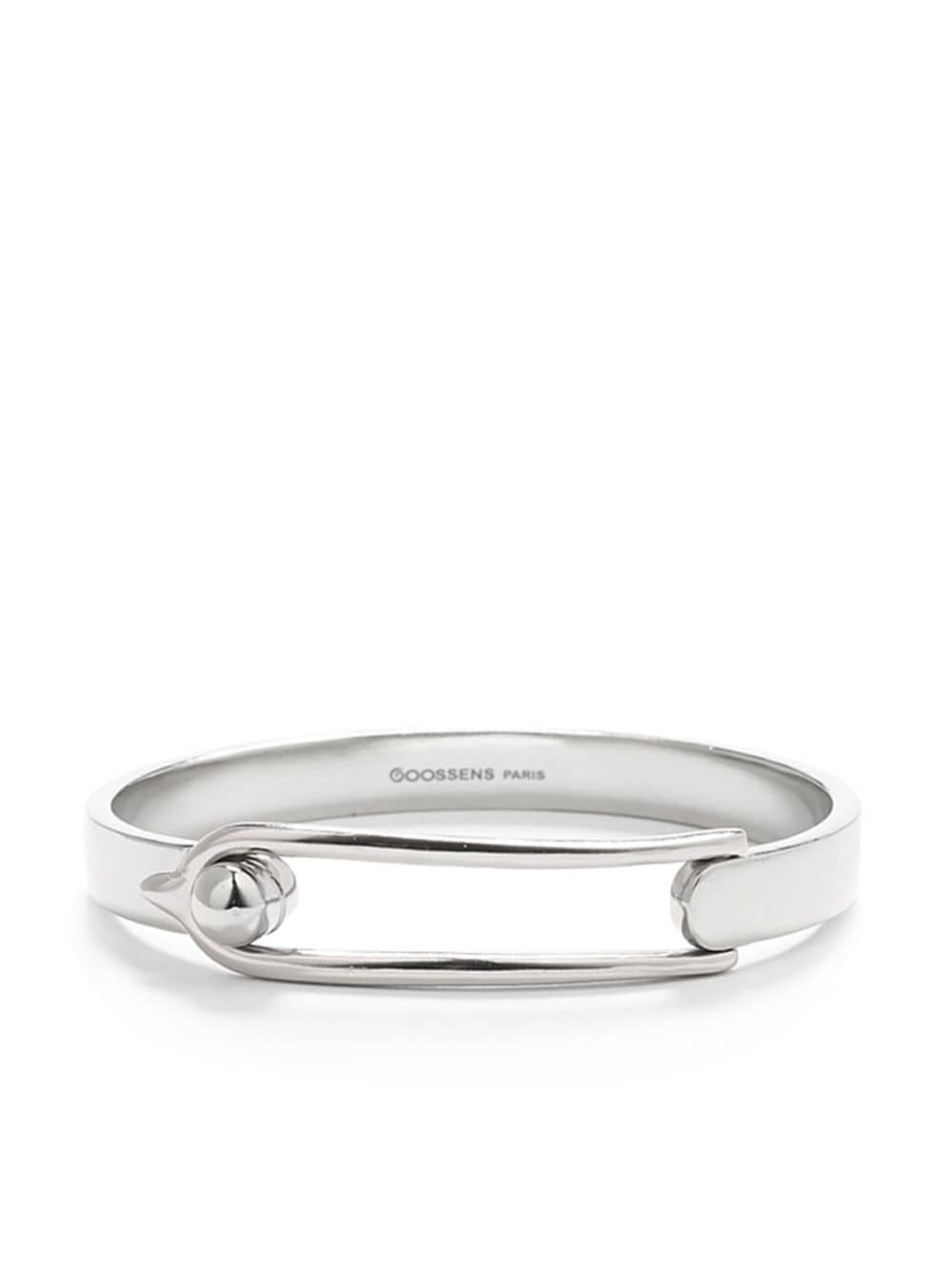 Goossens Boucle logo-engraved bracelet - Silver von Goossens