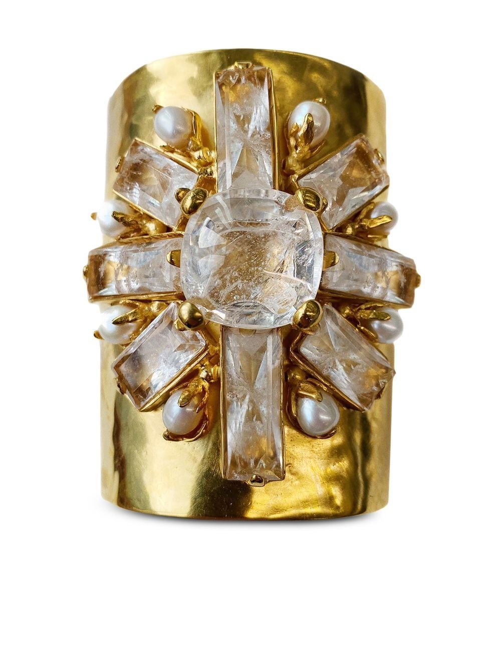 Goossens Manchette Stones cuff bracelet - Gold von Goossens
