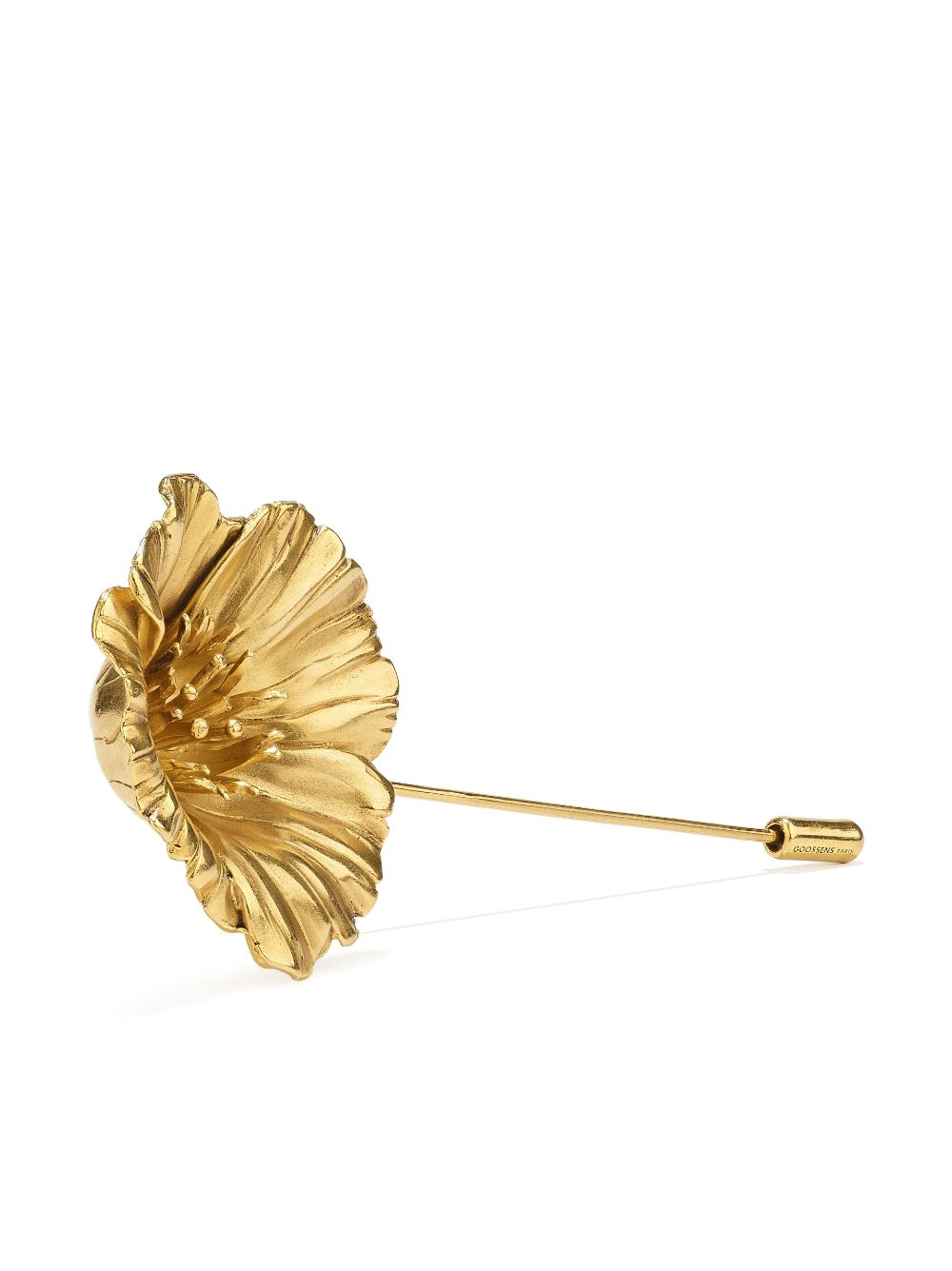 Goossens Poppy flower-shaped brooche - Gold von Goossens