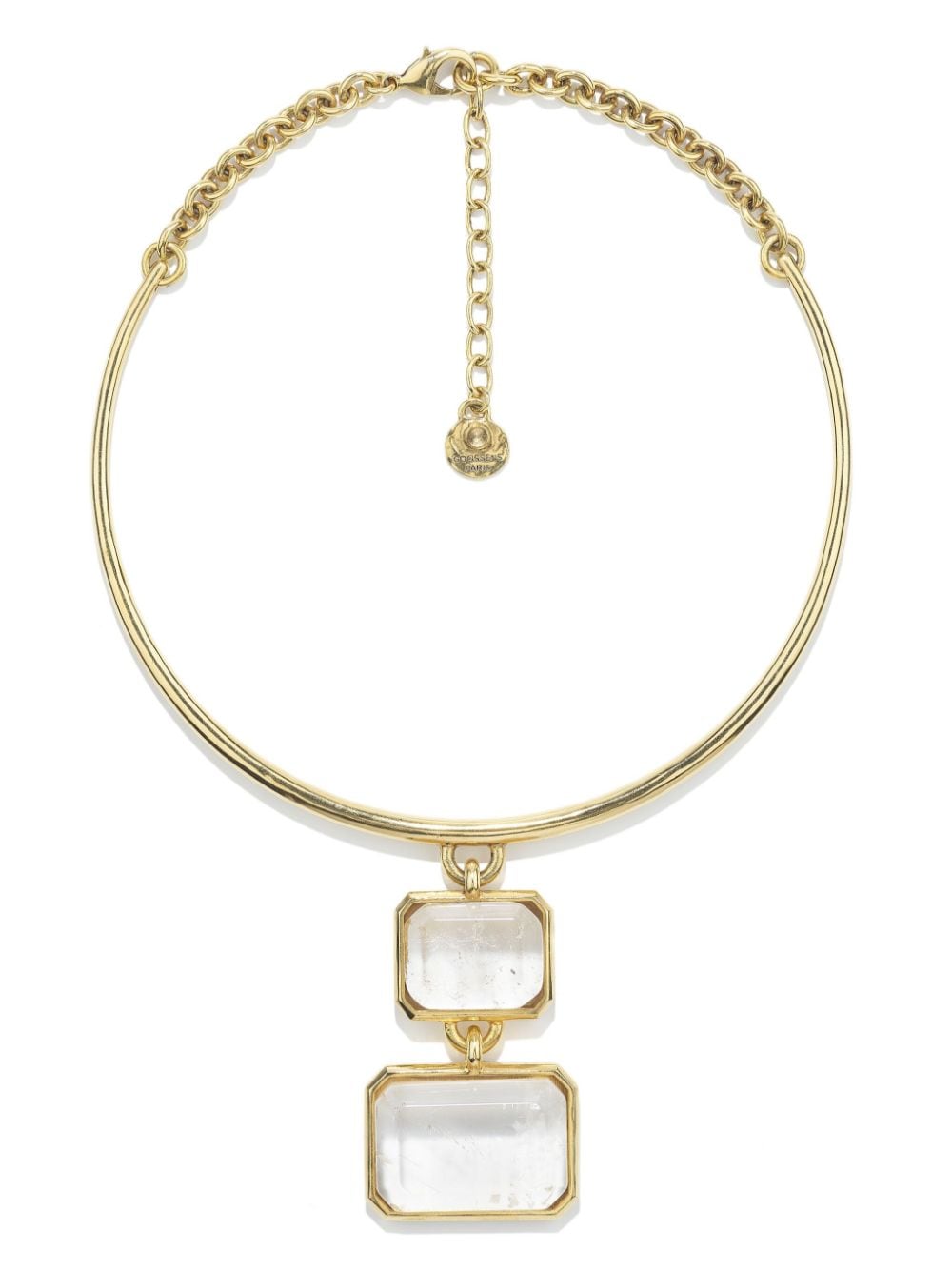Goossens Stones Torque pendant necklace - Gold von Goossens
