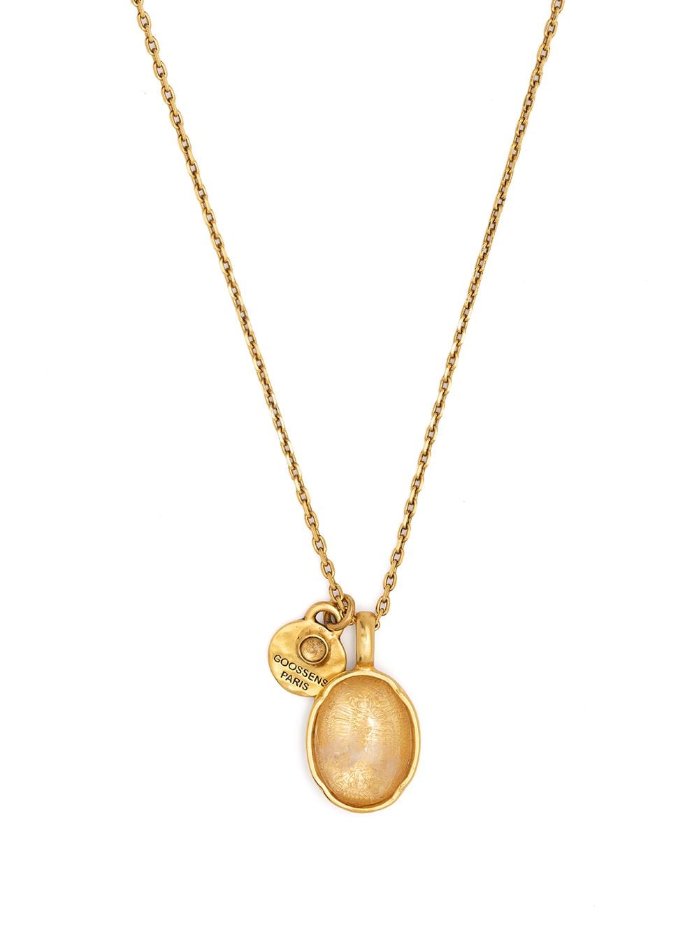 Goossens Talisman cabochon necklace - Gold von Goossens