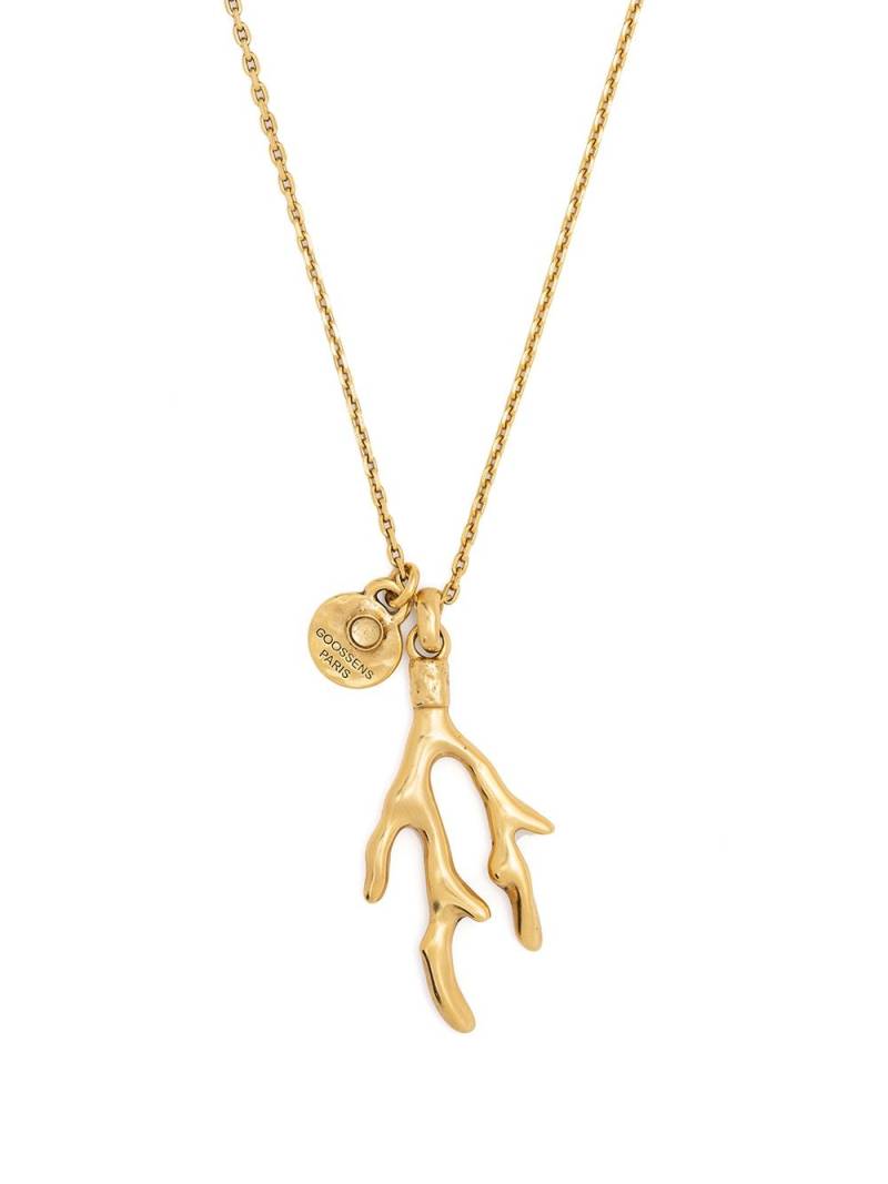 Goossens Talisman coral necklace - Gold von Goossens