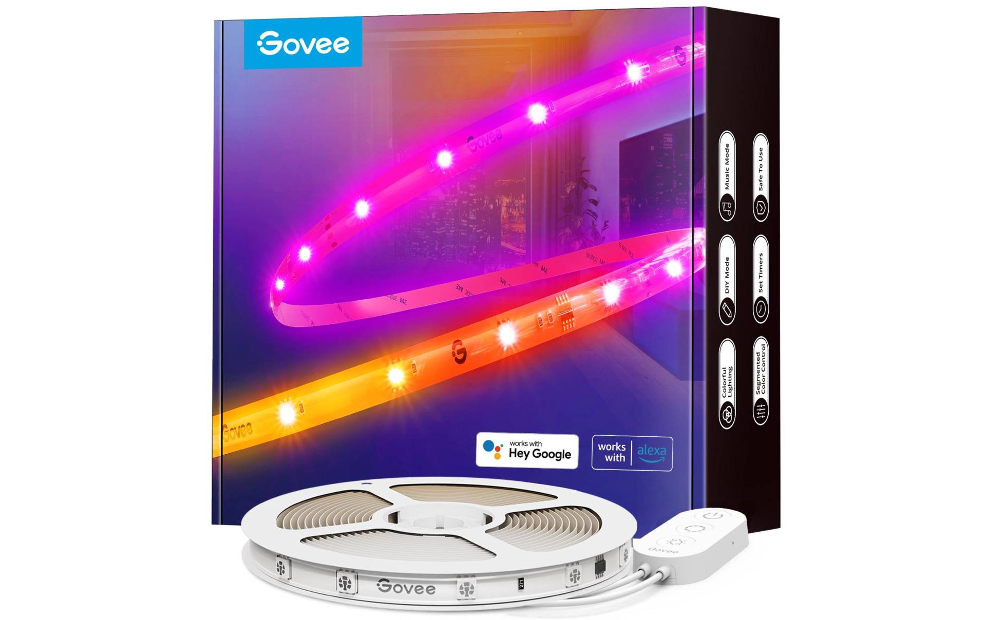 Govee LED-Streifen »Smart Wi-Fi + Blue 5m« Govee LED-Streifen »Smart Wi-Fi + Blue 5m« von Govee