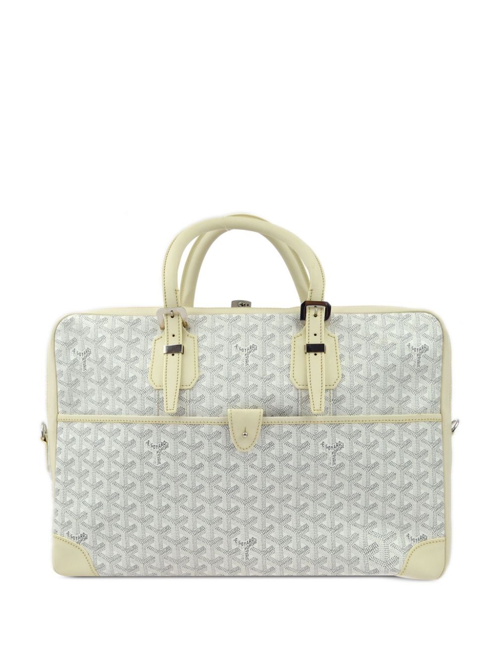 Goyard Pre-Owned 1990-2000 Goyardine Ambassade GM briefcase - White von Goyard Pre-Owned