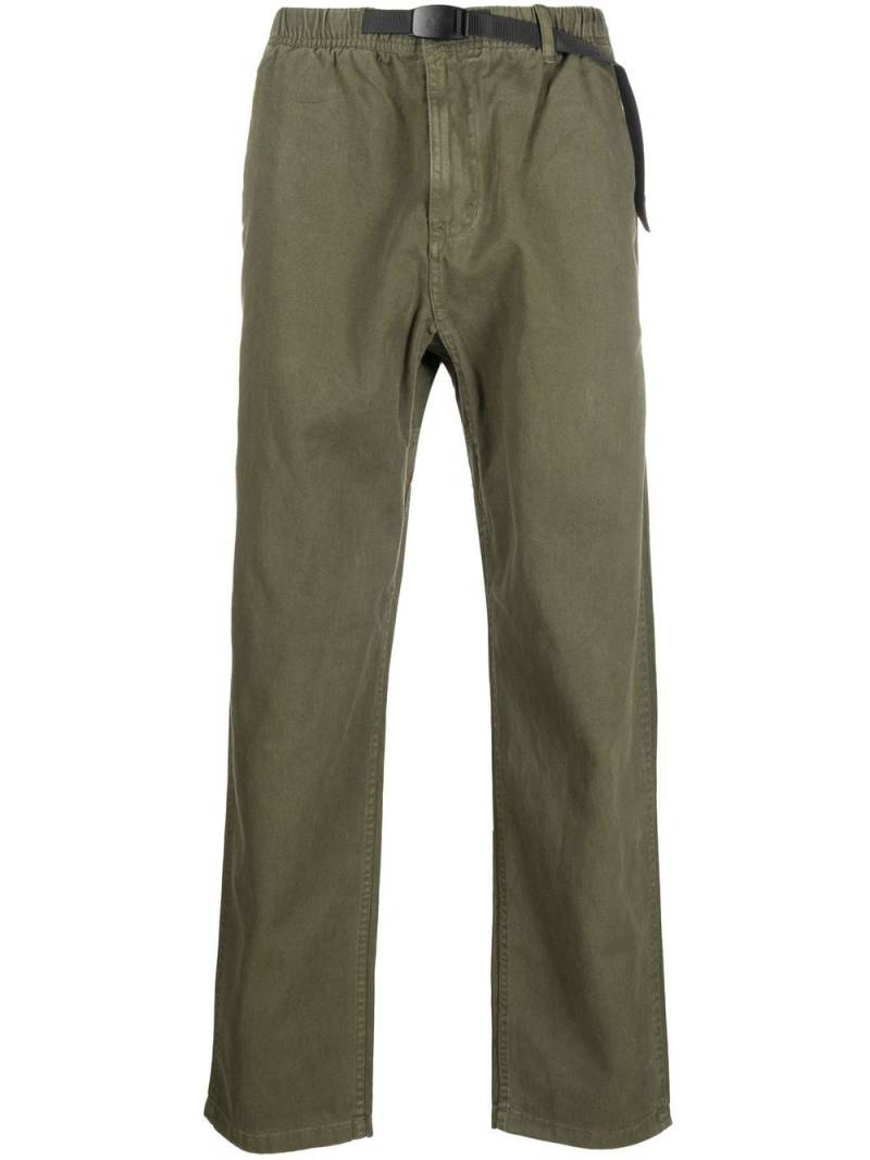 Gramicci belted-waist straight-leg trousers - Green von Gramicci
