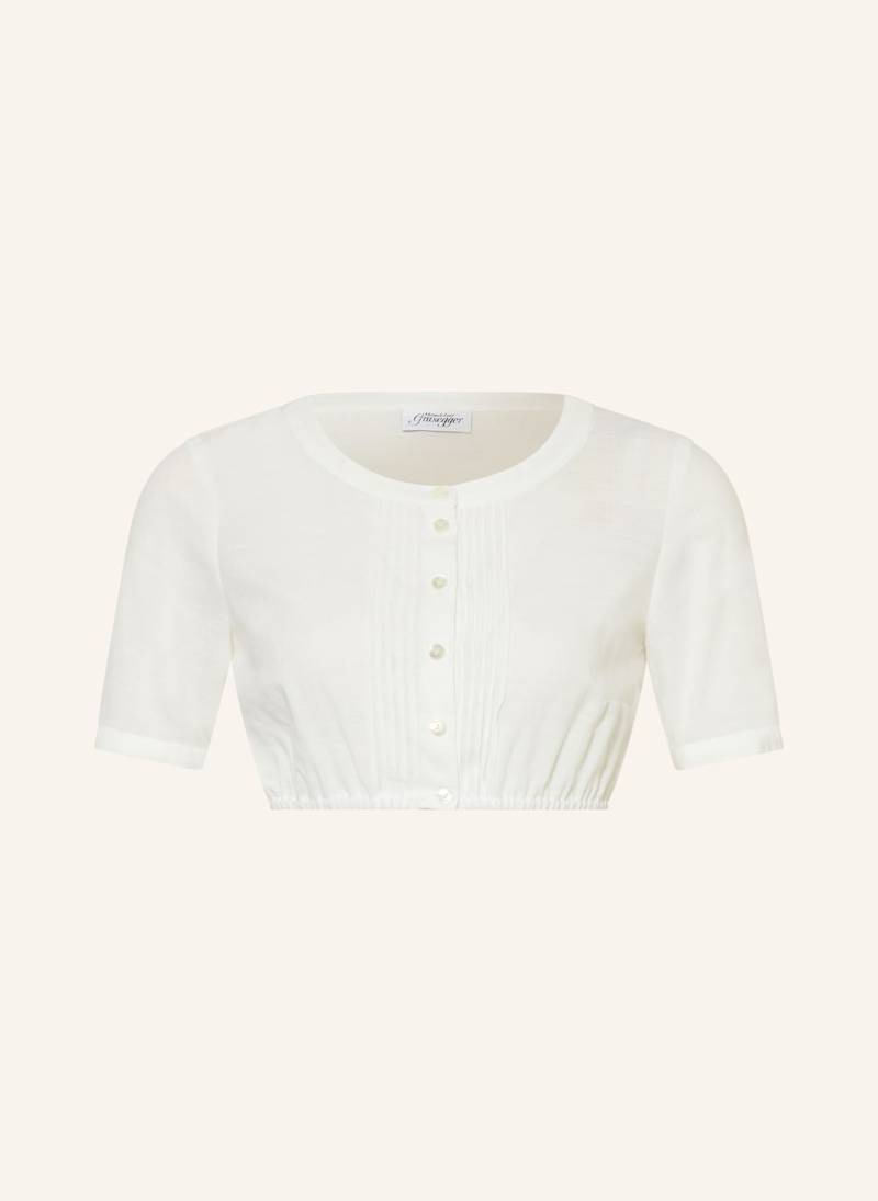 Grasegger Dirndlbluse Elke weiss von Grasegger