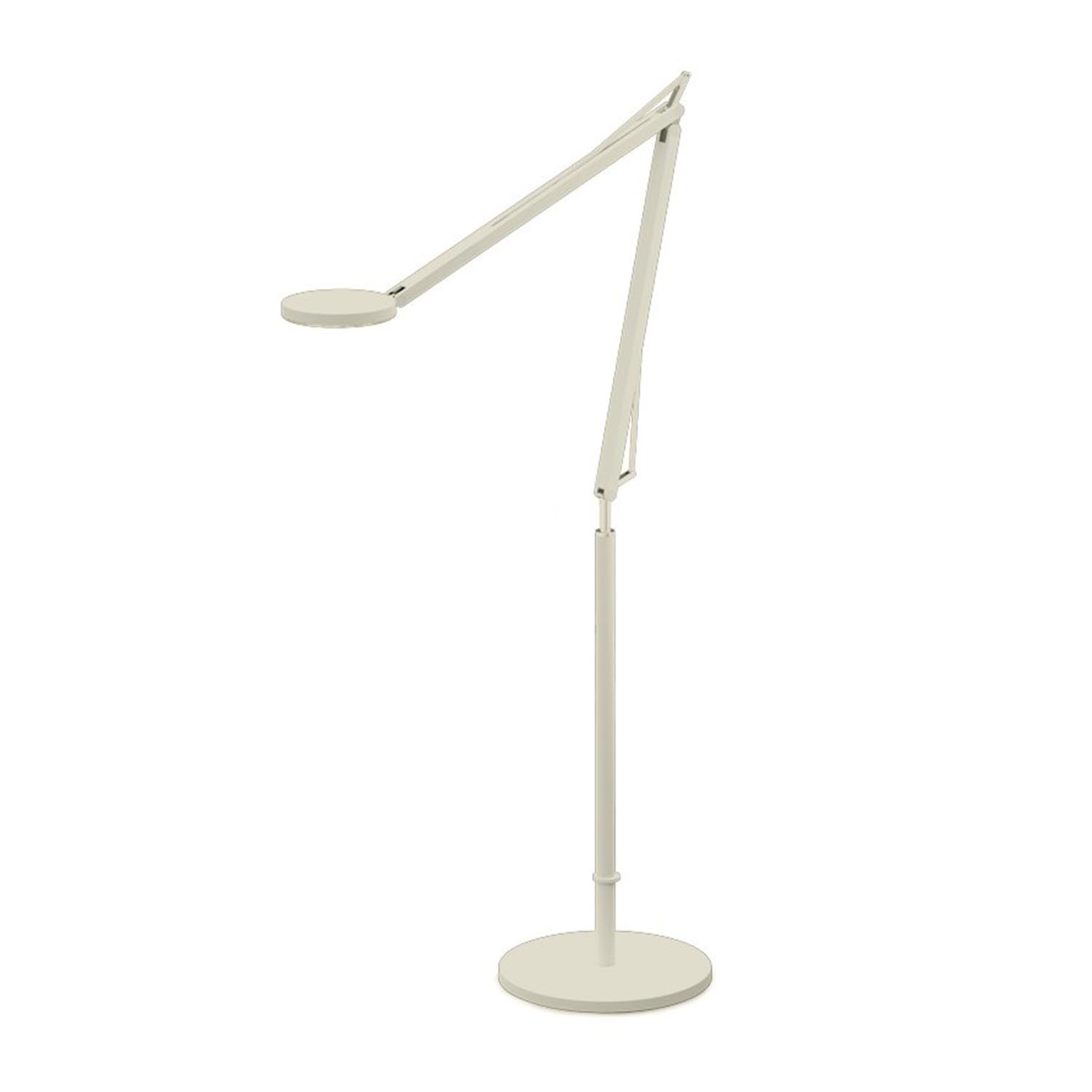 John Floor Stehleuchte, Farbe sand white von Grau
