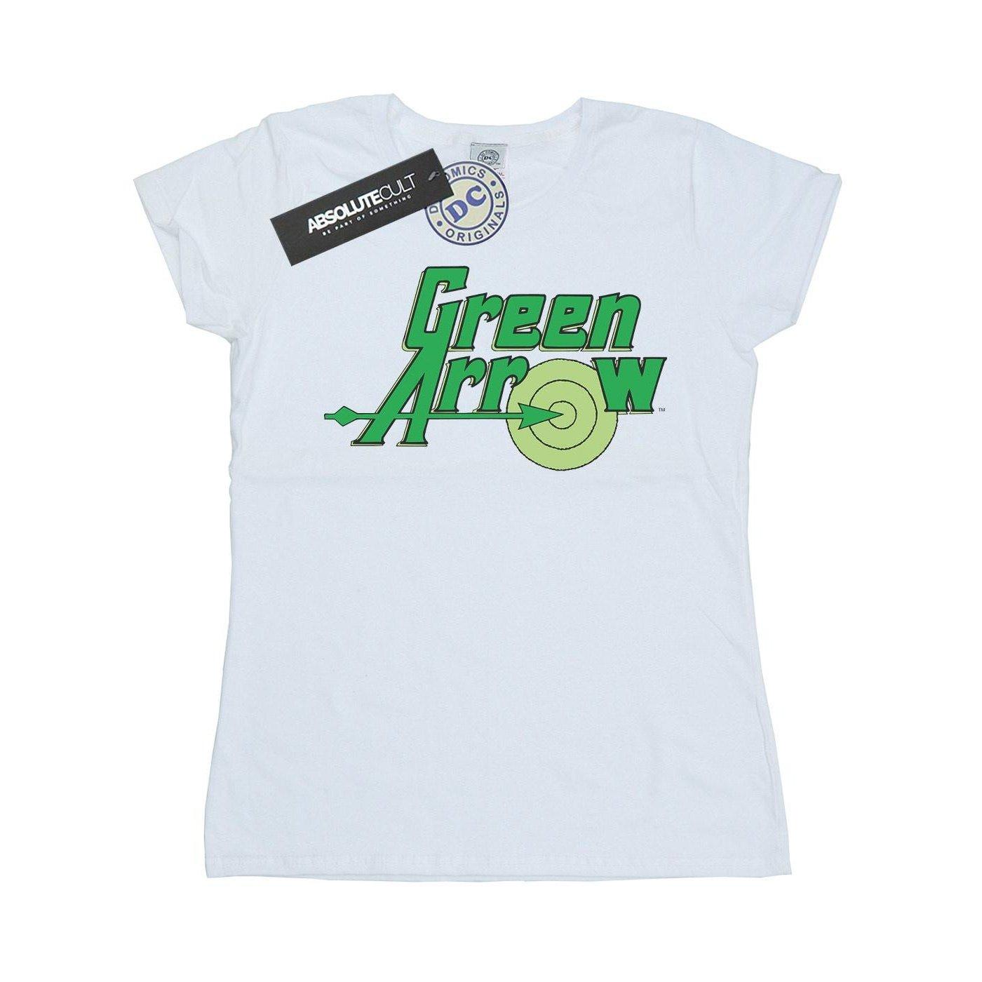 Tshirt Damen Weiss L von Green Arrow