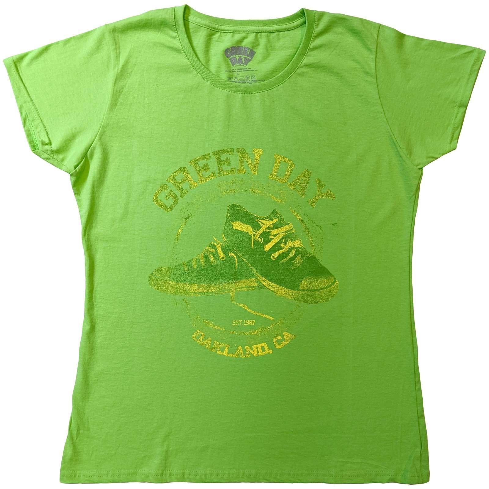 All Stars Tshirt Damen Grün XS von Green Day