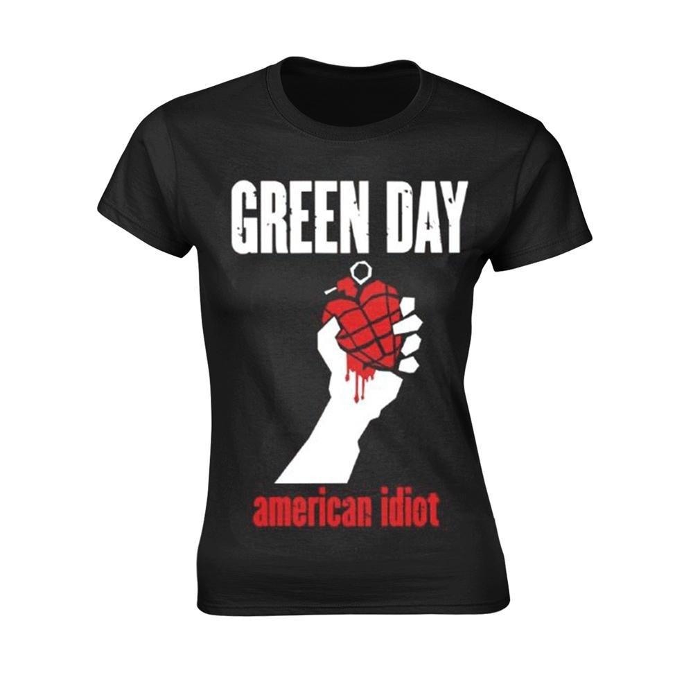American Idiot Tshirt Damen Schwarz L von Green Day