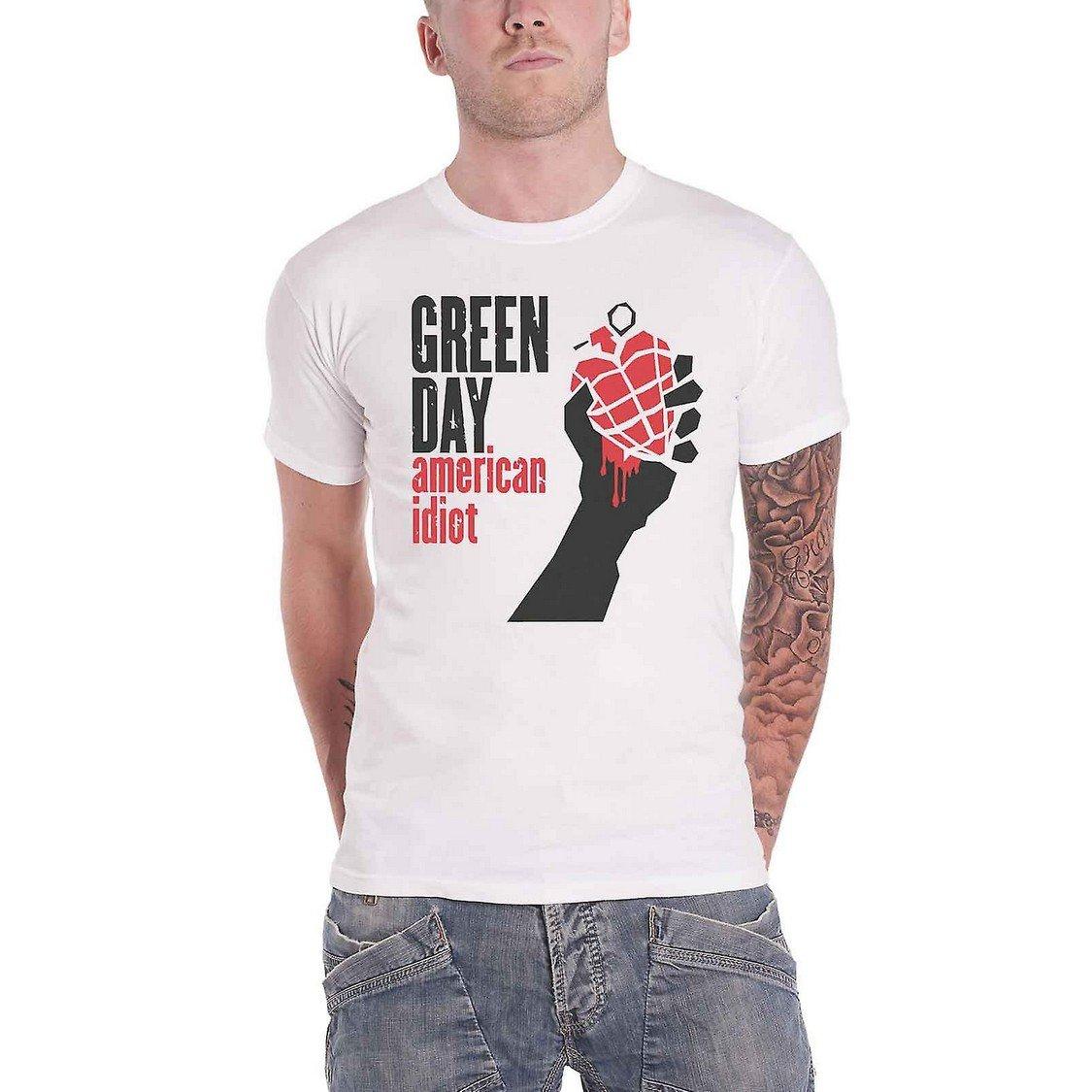 American Idiot Tshirt Damen Weiss M von Green Day