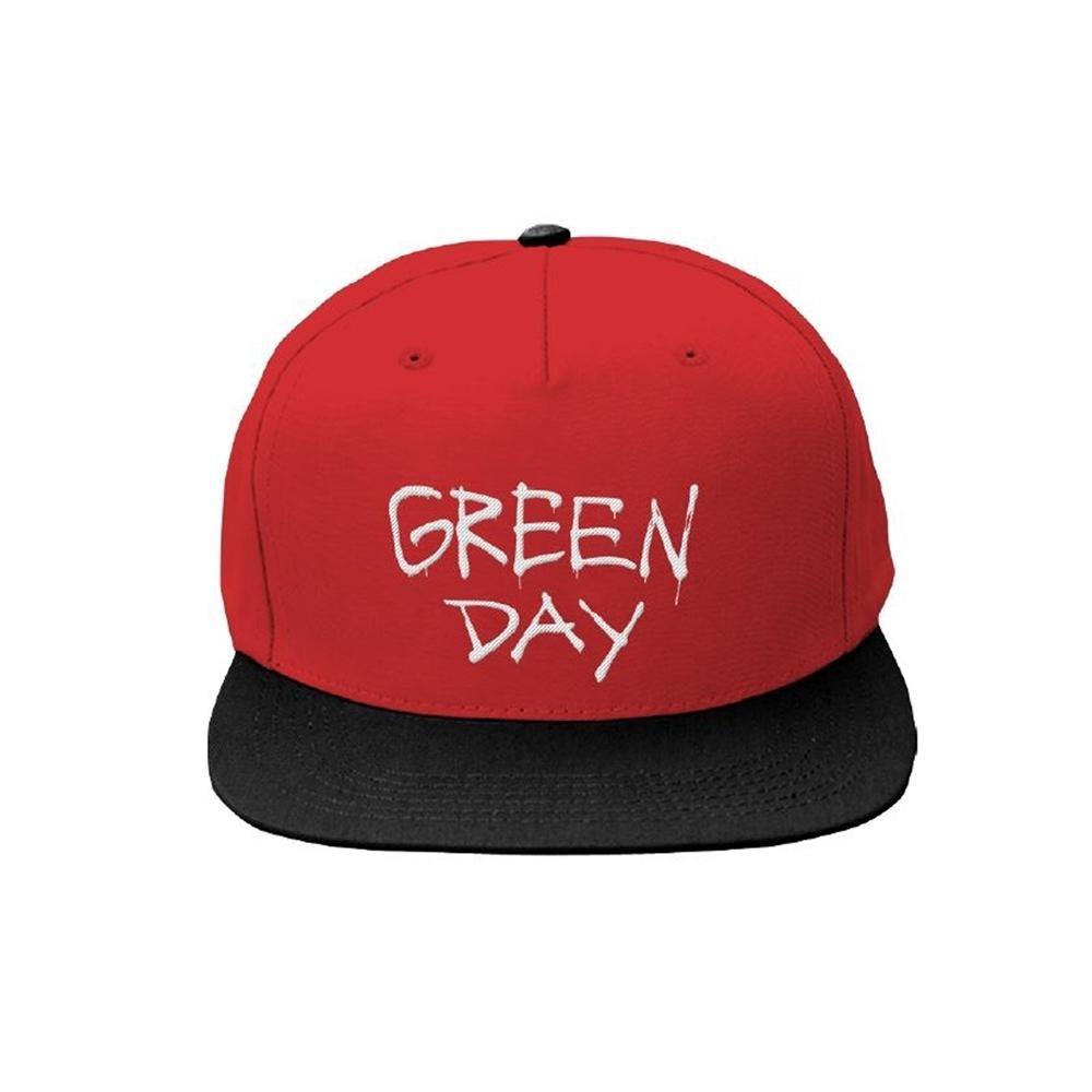 Baseballmütze Herren Rot Bunt ONE SIZE von Green Day