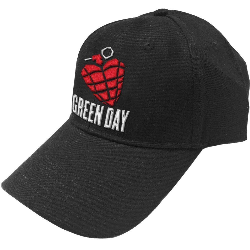 Baseballmütze Logo Damen Schwarz ONE SIZE von Green Day