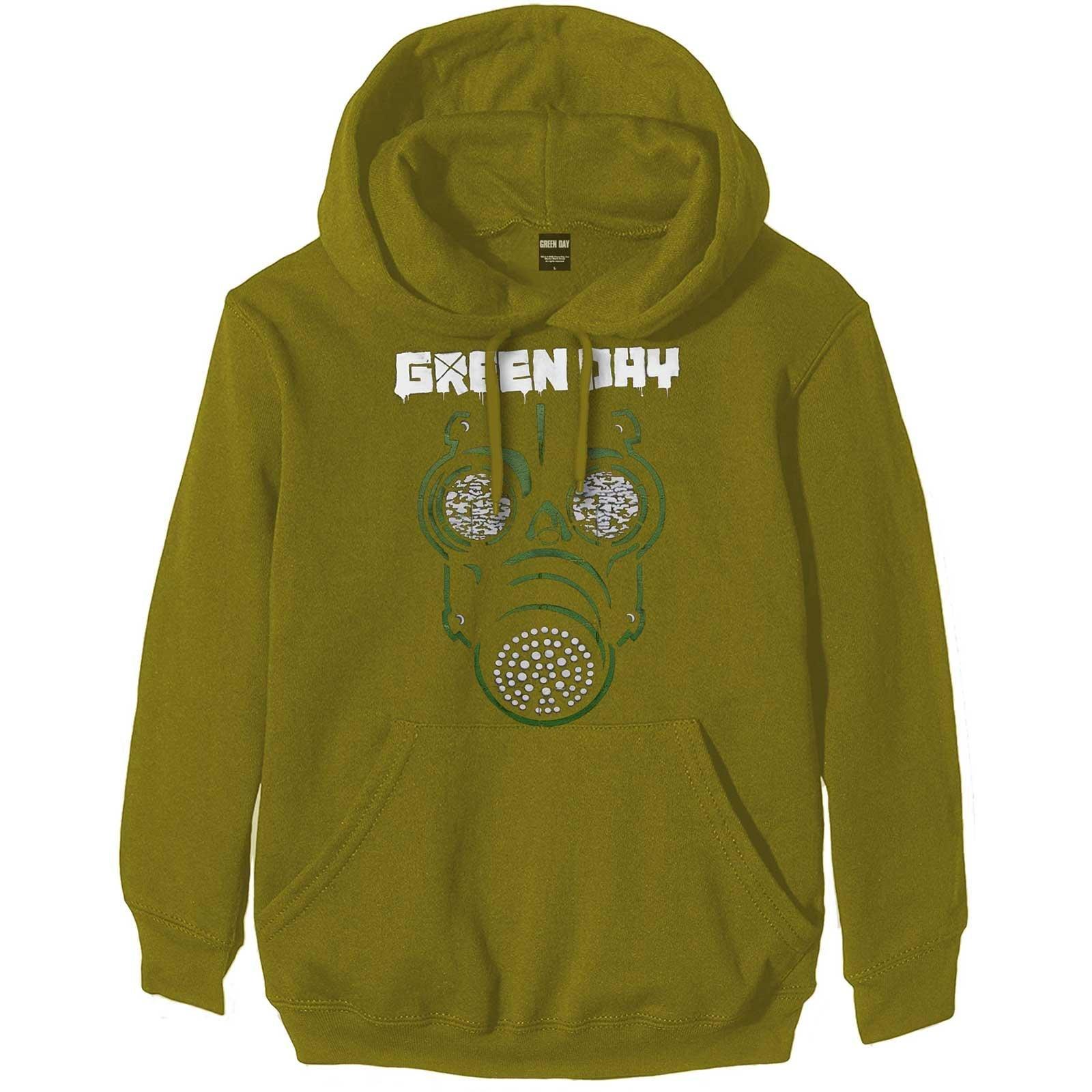 Kapuzenpullover Damen Grün L von Green Day