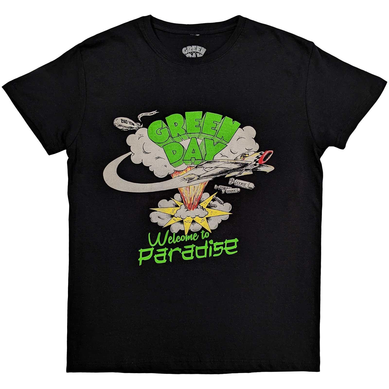 Welcome To Paradise Tshirt Damen Schwarz XL von Green Day