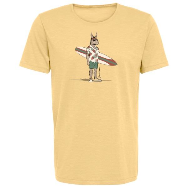 GreenBomb - Animal Donkey Surf Spice T-Shirt - T-Shirt Gr M beige von GreenBomb