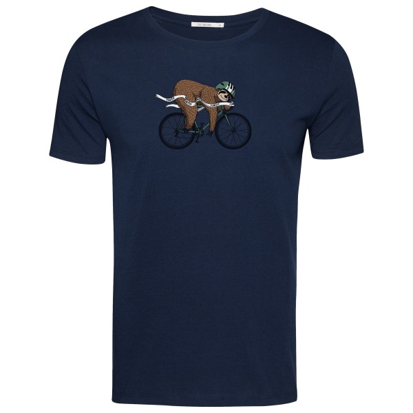 GreenBomb - Animal Finish Sloth Guide T-Shirt - T-Shirt Gr M blau von GreenBomb