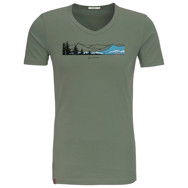 GreenBomb - Nature Hike Together Peak T-Shirt - T-Shirt Gr XXL oliv von GreenBomb