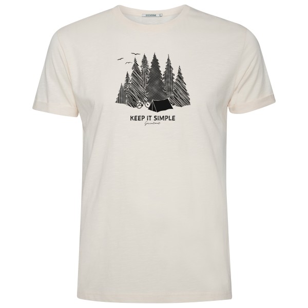 GreenBomb - Nature Keep Roll T-Shirt - T-Shirt Gr S beige von GreenBomb