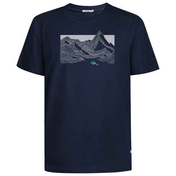 GreenBomb - Nature Valley Fusion T-Shirt - T-Shirt Gr XL blau von GreenBomb