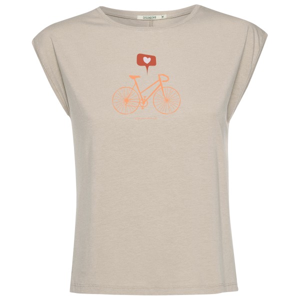 GreenBomb - Women's Bike Love Timid Top - T-Shirt Gr M beige von GreenBomb