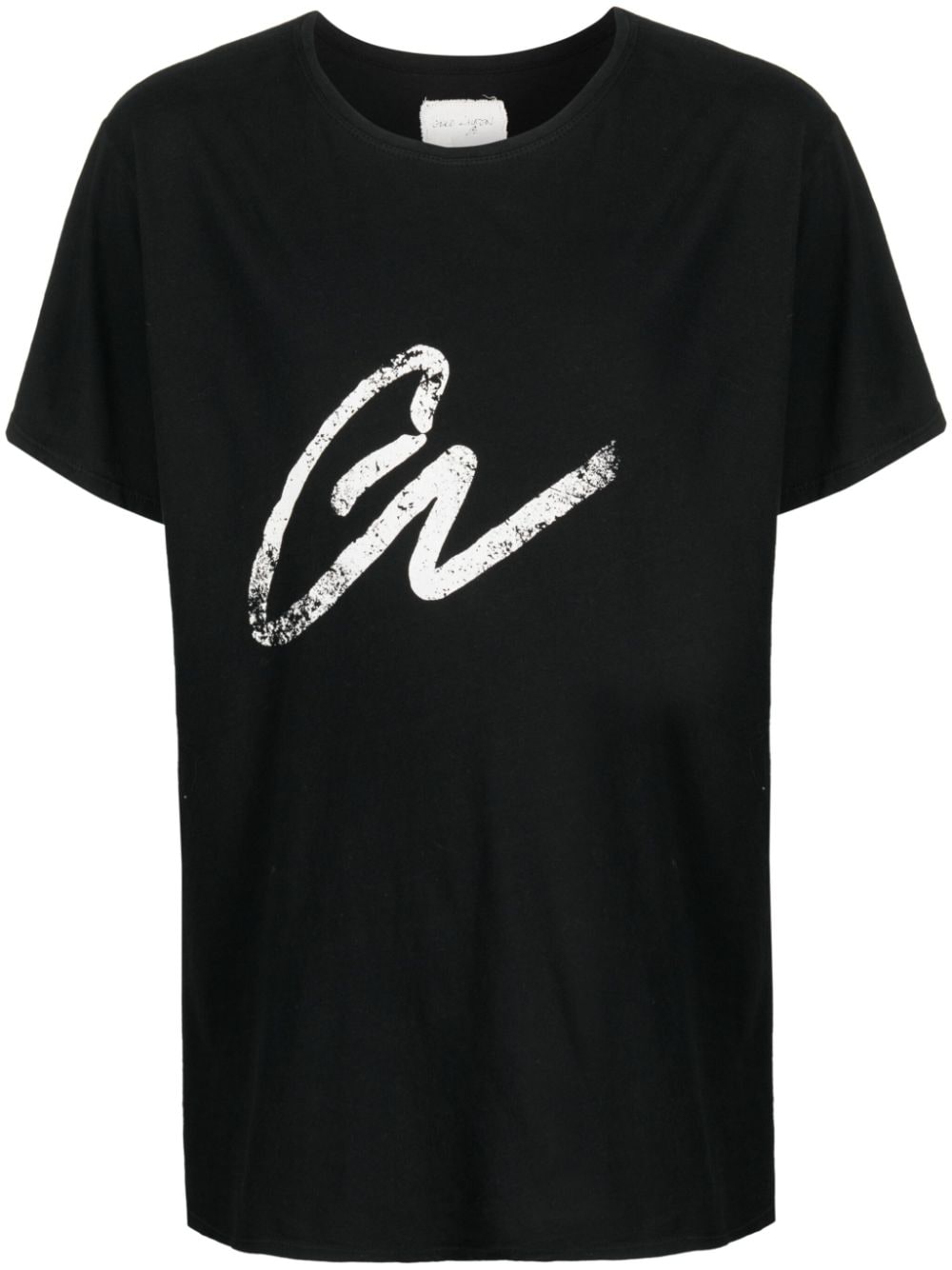 Greg Lauren logo-print cotton T-shirt - Black von Greg Lauren