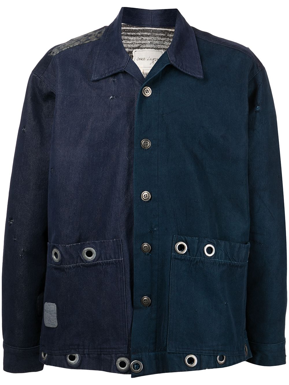 Greg Lauren long-sleeve lightweight shirt jacket - Blue von Greg Lauren