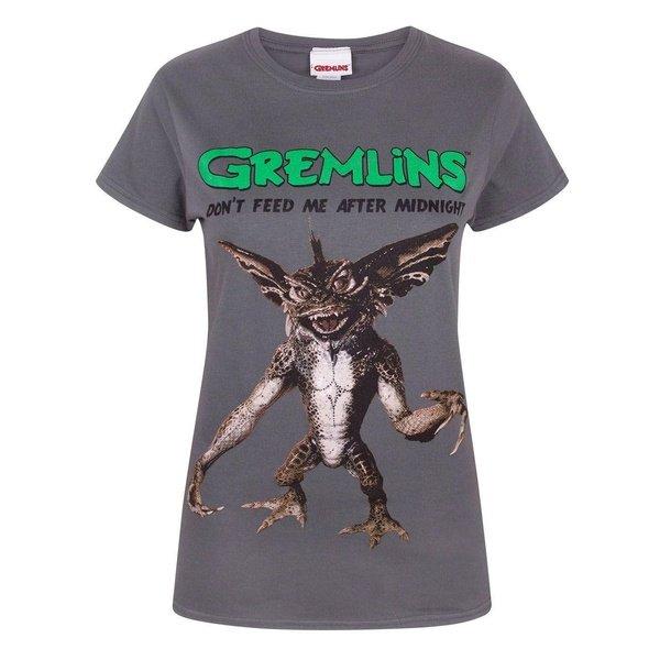 Spike Tshirt Damen Charcoal Black XL von Gremlins