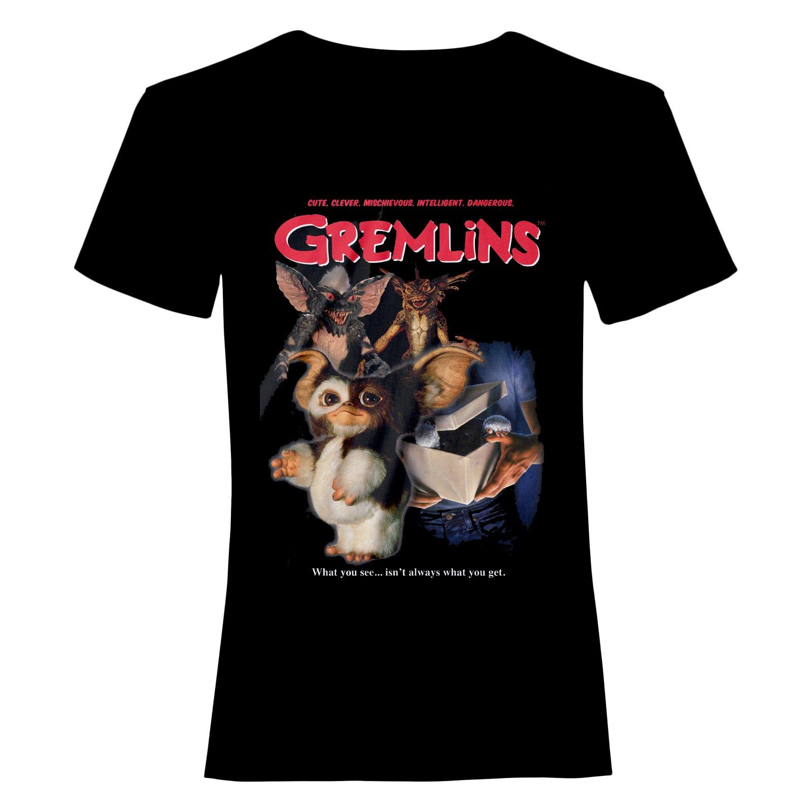 T-shirt Damen Schwarz M von Gremlins
